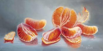 Still life with red oranges.