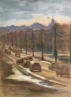 Khmelnitsky Street (Street Road Cars). Rybina-Egorova Alena