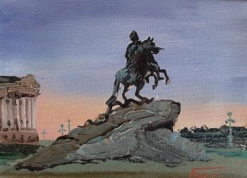 Bronze Horseman (A Horseman). Baltrushevich Elena