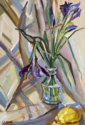Still life with irises. Bogdanova Mariya