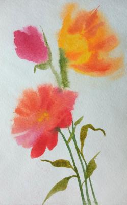 Spring flowers. Goryushkina Anastasiya