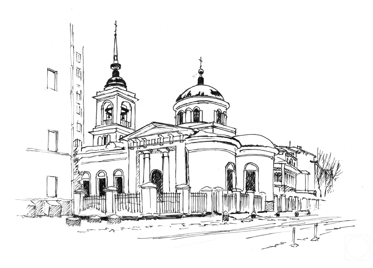 Malyusova Tatiana. Church of Saints Athanasius and Cyril