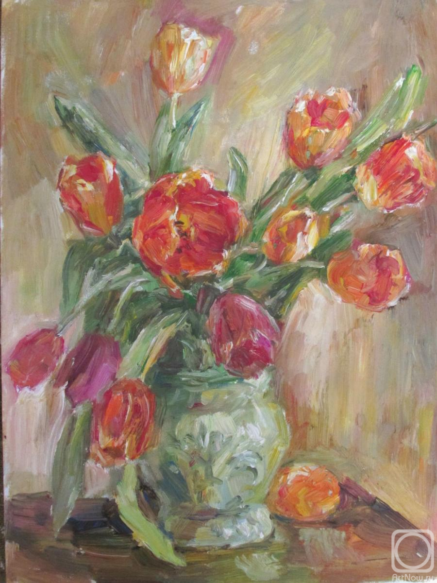 Novikova Marina. Bouquet of tulips