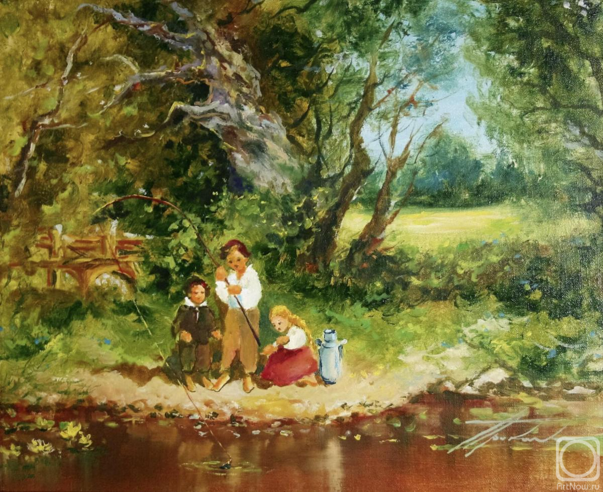 Prokaeva Galina. The Little Fishermen (copy by Henry Shirley)
