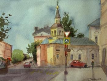 Sretensky Boulevard (City Scene). Gayvoronskaya Elena