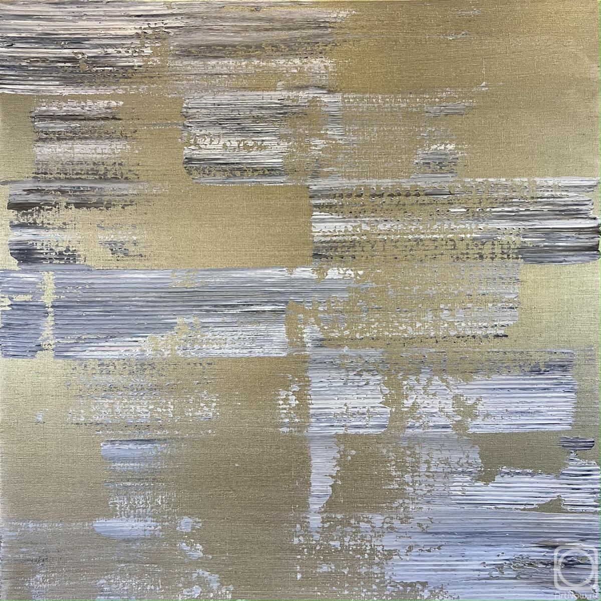 Skromova Marina. Gray Abstraction with Gold