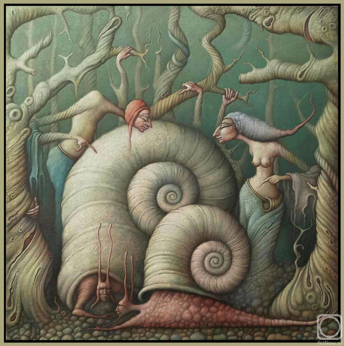 Petran Vladimir. Forest fairy tale or Passion for big snails