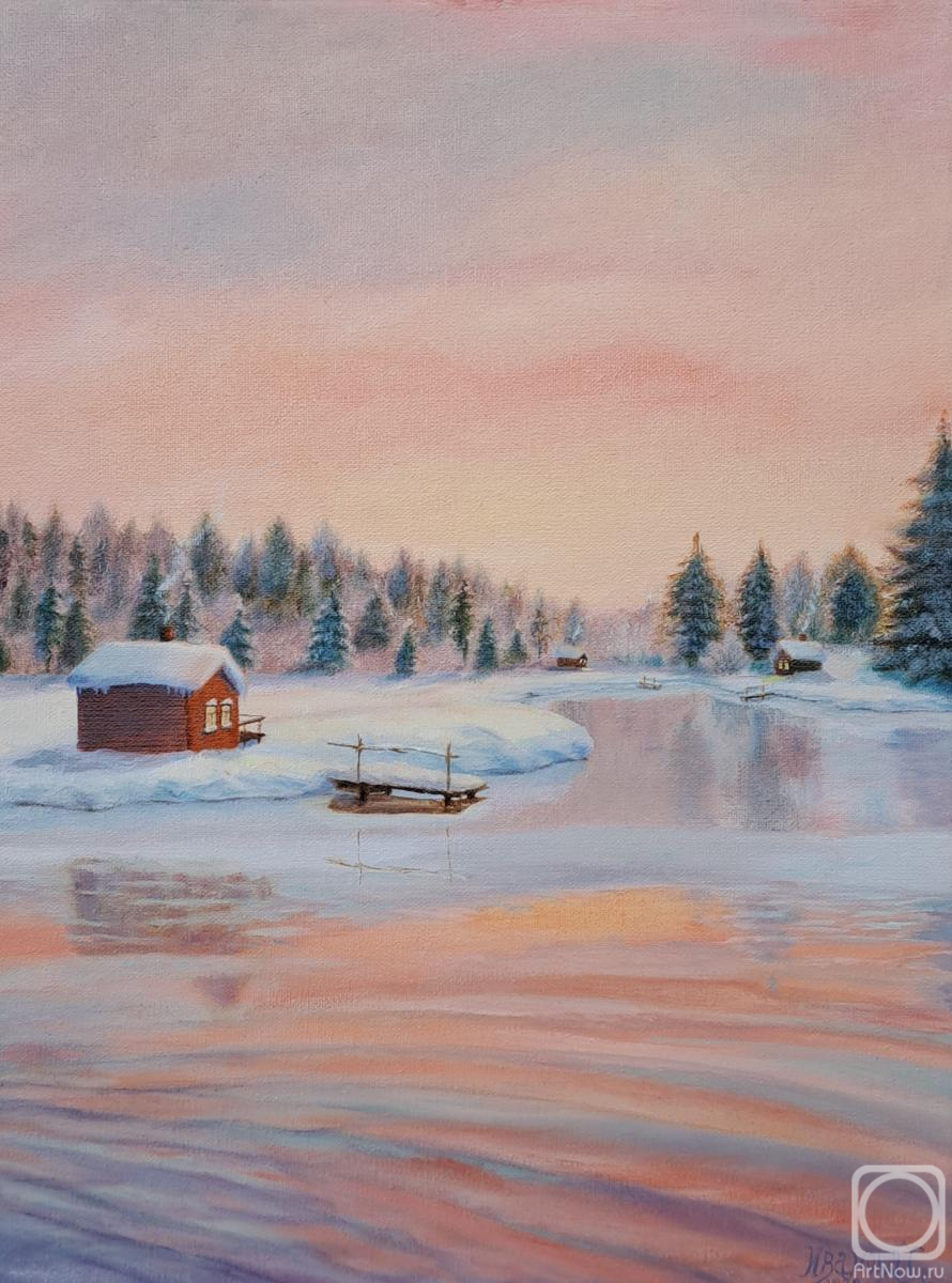 Ivanova Svetlana. Taiga sunset