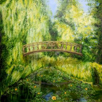 The Yellow water lilies (imitation of Claude Monet). Drakina Taniana