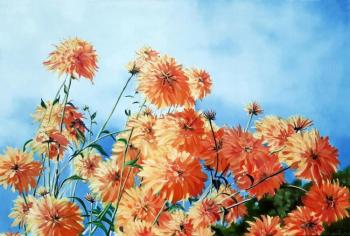 Sunny flowers (Beautiful Flowers). Gribanov Igor