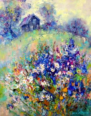 Beyond the outskirts (Flowers In The Meadow). Ostraya Elena