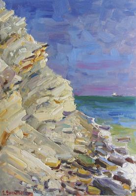Rocks and the sea. Vilkova Elena