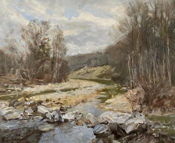 Early spring in the mountains