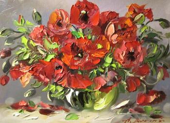 Poppies (Still Life Poppies). Schubert Albina