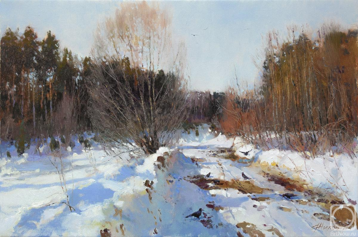 Zhilov Andrey. The first thawed patches