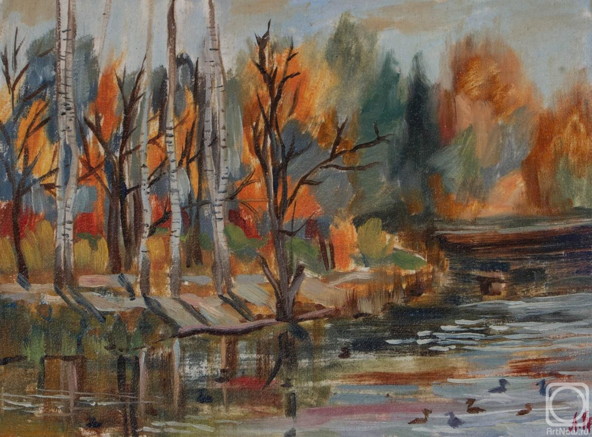 Kritskova Alyona. Autumn Pond