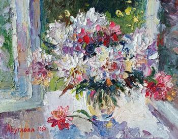 Peonies on the window (Flowers In The Window). Kruglova Irina