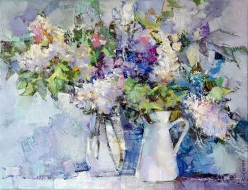 The scent of lilac (Lilac Painting). Alecnovich Gennady
