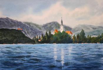 Painting View of the island. Katrenko Vyacheslav
