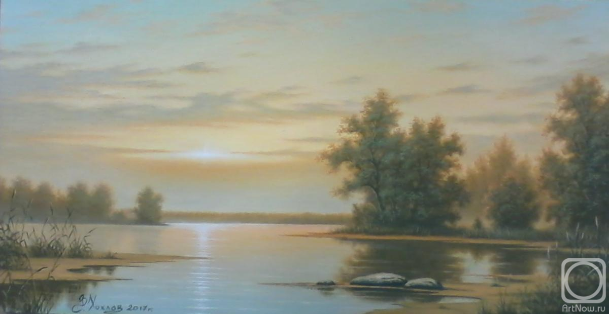 Hohlov Vladimir. Evening over the river