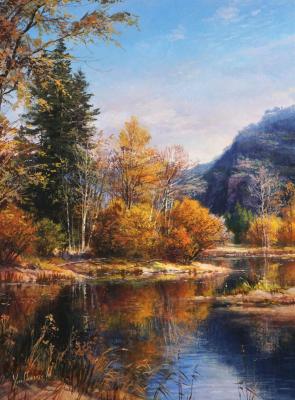 Autumn reflections (  ). Yushkevich Viktor