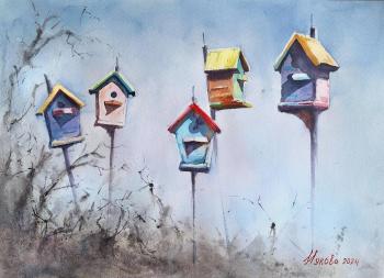 Spring as a symbol of life and hope (Birdhouses). Zhukova Marina