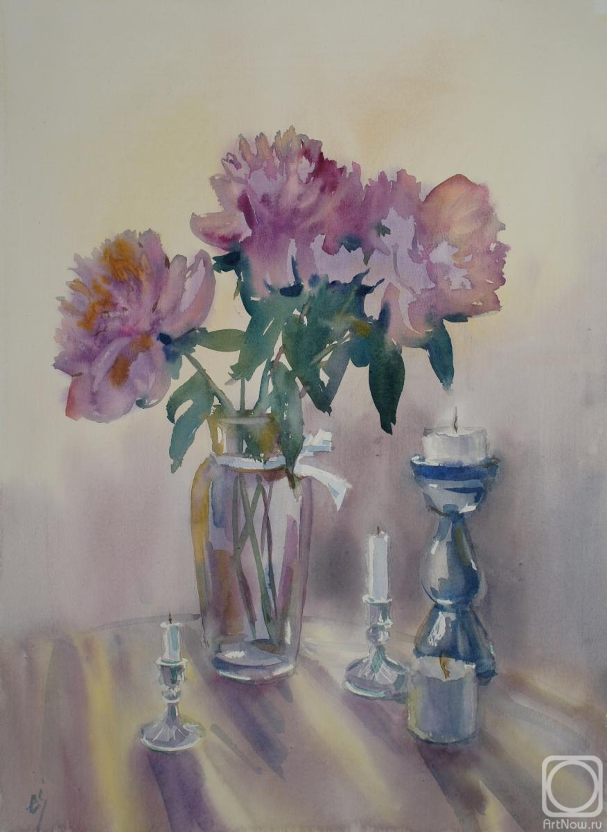 Sanina Elena. Peony Morning