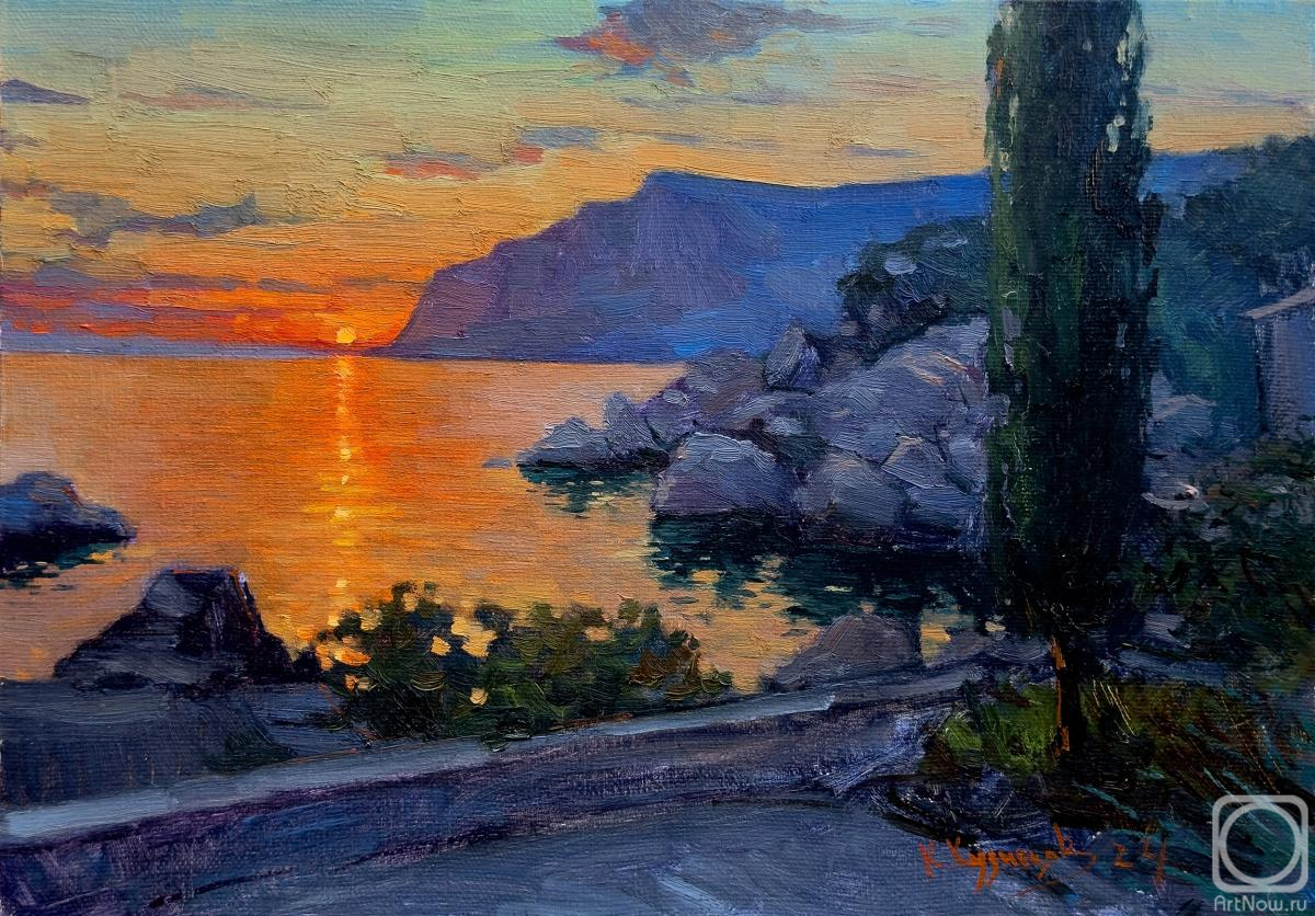 Kuznetsov Konstantin. Sunset in Emerald