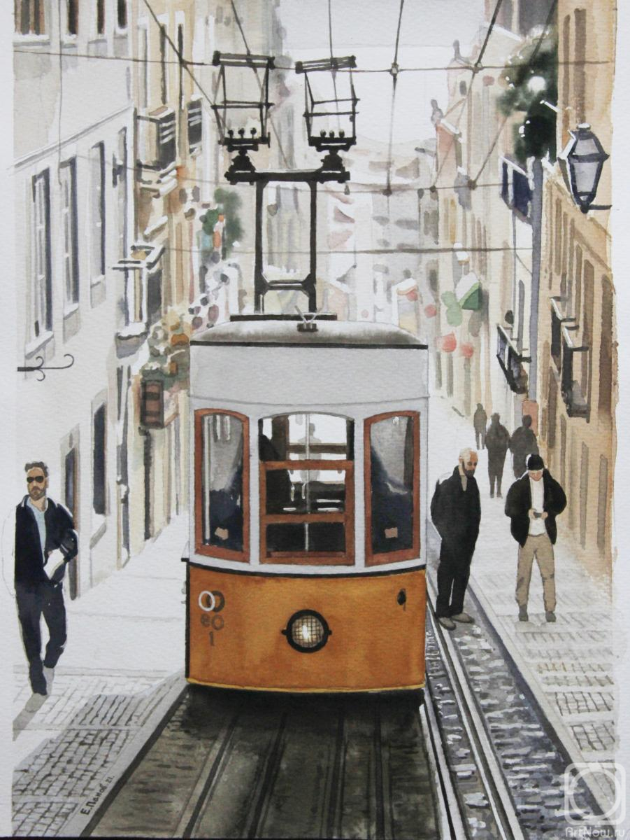 Panov Evgeniy. The Portuguese streetcar