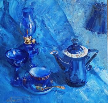 Blue Still Life (Blue Teapot). Baltrushevich Elena
