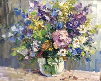 Sunny bouquet (Buy Oil Painting Flowers). Gavlina Mariya
