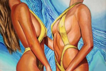Yellow Leotards (Girl In A Bikini). Kirillova Juliette