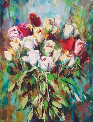 Roses (Painting Of Roses). Kruglova Svetlana