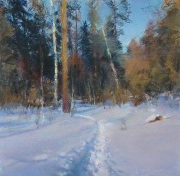 March (etude) (Pastel Painting). Urzhumov Sergey