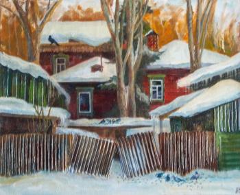 Three houses (Fairy Tale Houses). Kritskova Alyona