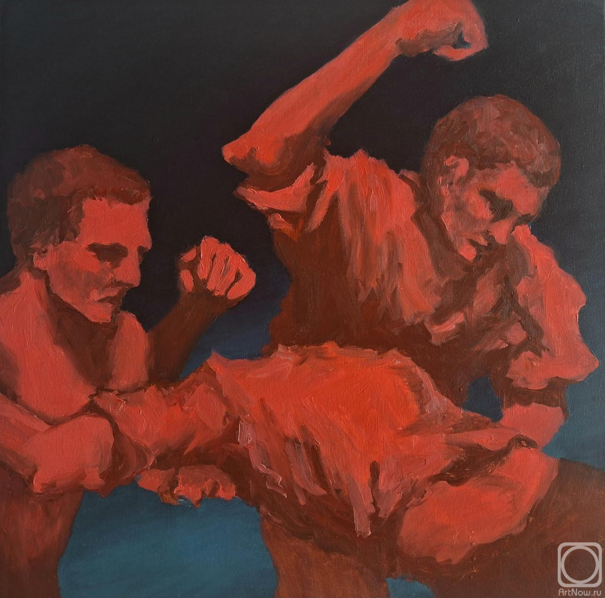 Baeva Mariya. Fight in red