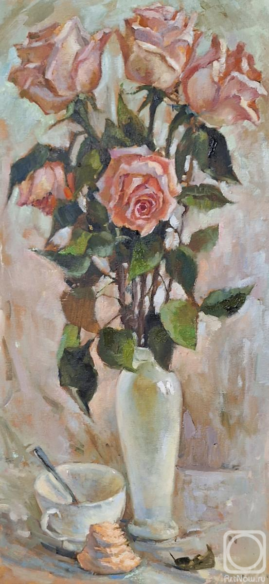 Matveeva Evgeniya. Still life with roses