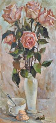Still life with roses. Matveeva Evgeniya