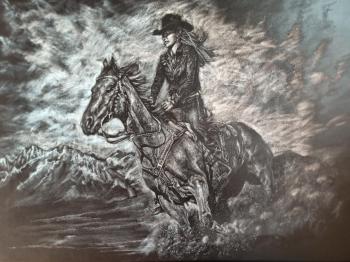 The Horsewoman. Neklyudova Elena