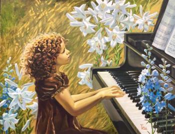 The elements of nature. Earth (White Sheet). Ilina Natalya