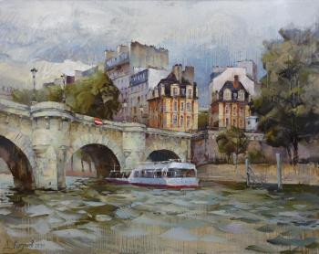 Rain over the Seine (Over Water). Kotunov Dmitry