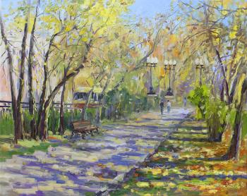 Autumn Alley (Landscape From Nature). Tyutina-Zaykova Ekaterina