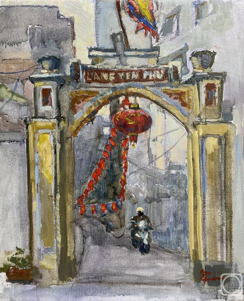 Tomilovskaya Ekaterina. Gates of Lang Yen Phu street