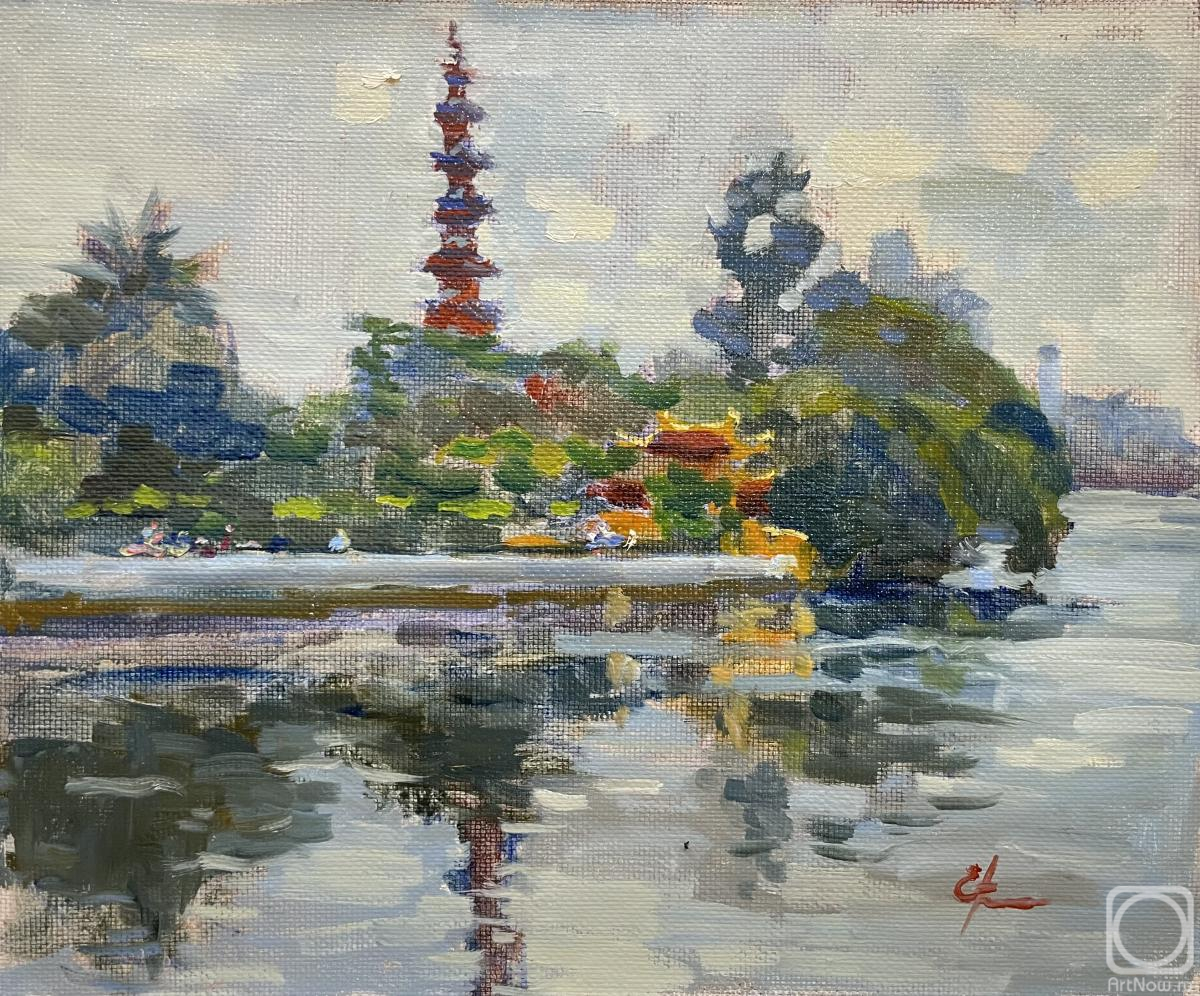 Tomilovskaya Ekaterina. Tran Quoc Pagoda: Blooming Lotos