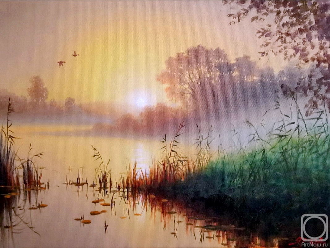 Yarcev Yuri. Dawn on the river Klyazma
