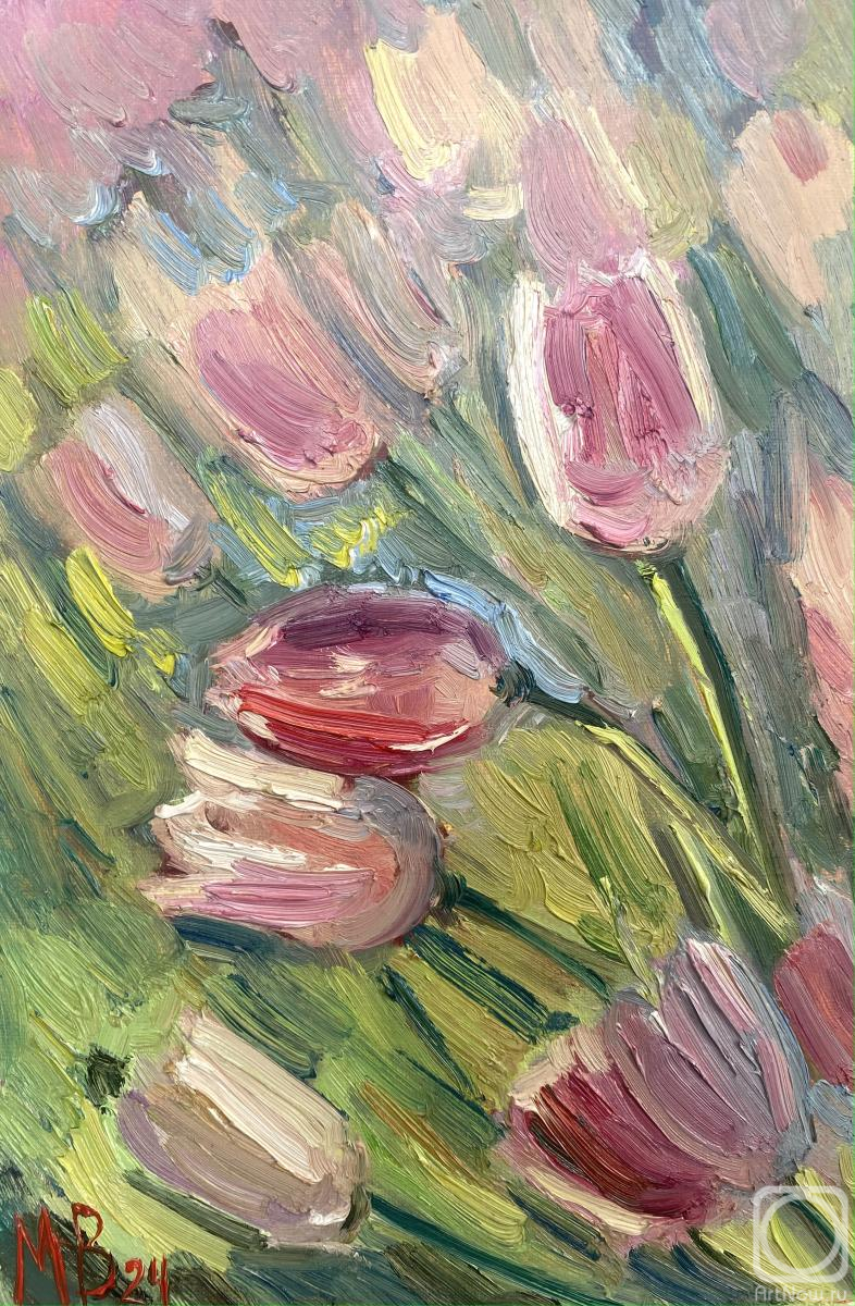 Bogdanova Mariya. Pastel tulips