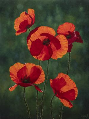  2 (Poppies Painting).  