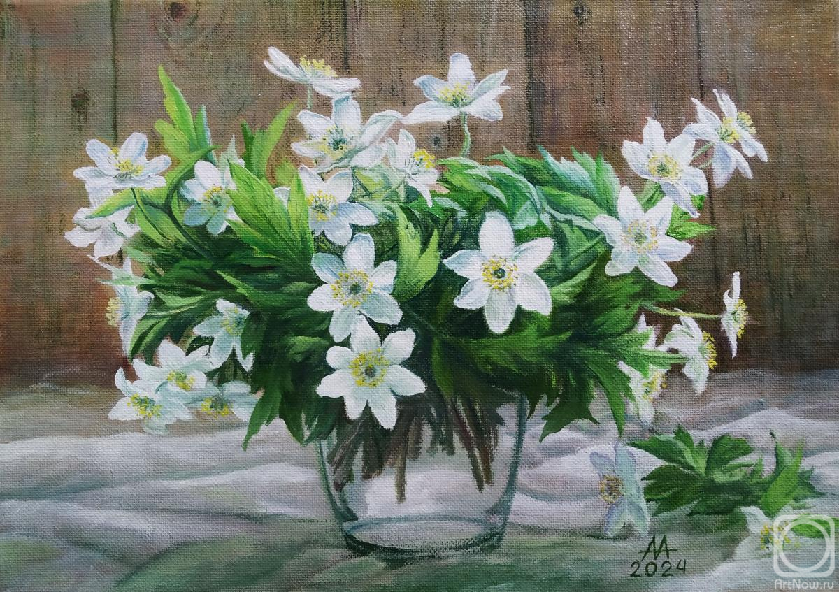 Maryin Alexey. Bouquet of snowdrops