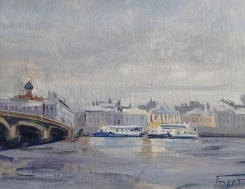 Etude on the Embankment No. 1 (Petersburg City). Baltrushevich Elena