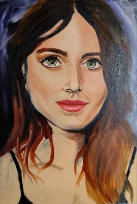 Portrait of a Girl (Portrait Girl Beautiful Portrait). Lapina Albina